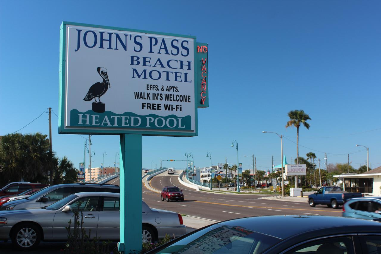 Johns Pass Beach Motel Treasure Island Exterior photo